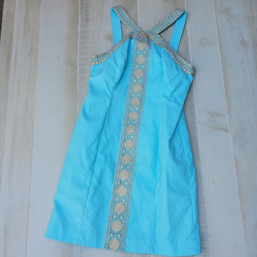 Lilly Pulitzer Vena Stretch Shift Dress Size 2 - Picture 2 of 6